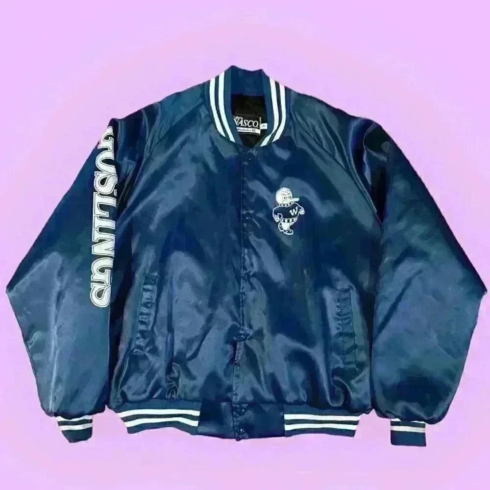 Retro satin jacket